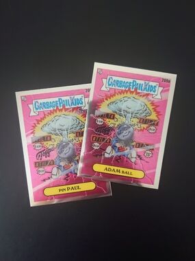 2022 Topps GPK Garbage Pail Kids Chrome 5 - Adam Ball & Pin Paul (209a) (209b)